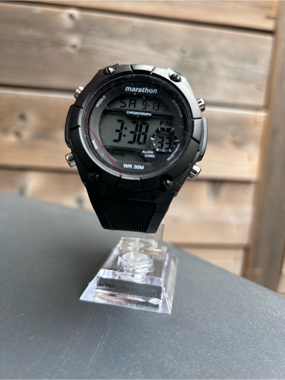 Timex Black Digital Sport Watch with Gray Dial Accents